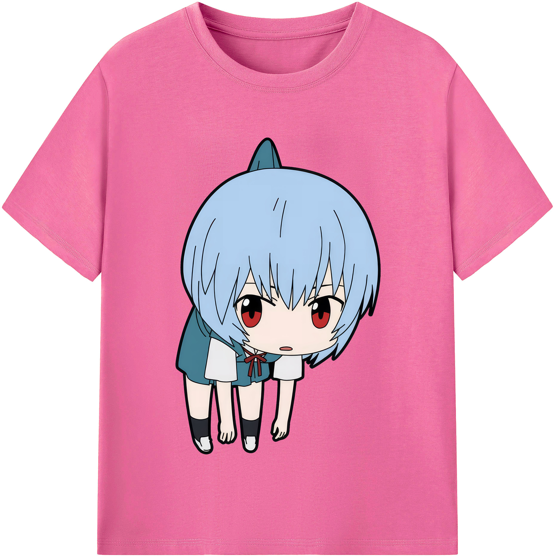 （画像用） EVA 新世紀エヴァンゲリオン レディースカジュアルプリントTシャツ（綿100％）